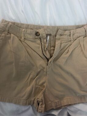 Free People Tan Pleated Womens Chinos